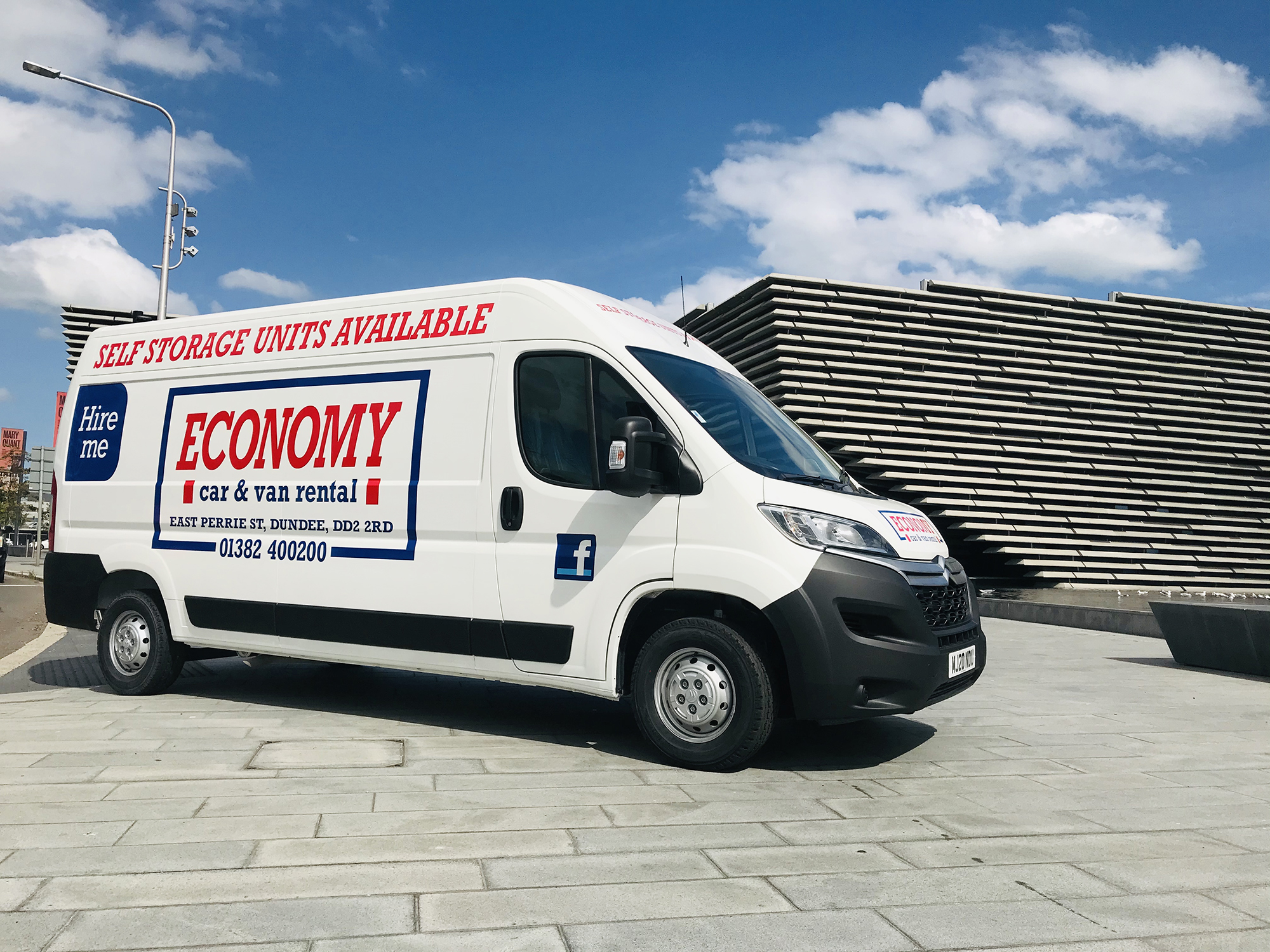 Economy cheap van rental